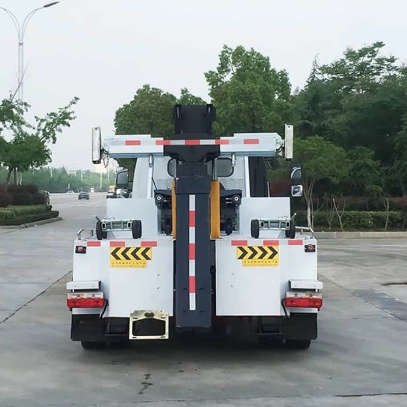 8 Ton Integrated Rescue Tow Truck with 6 Ton Crane & Wheel Lift | Dongfeng D8 4x2 Chassis | 165HP Yu