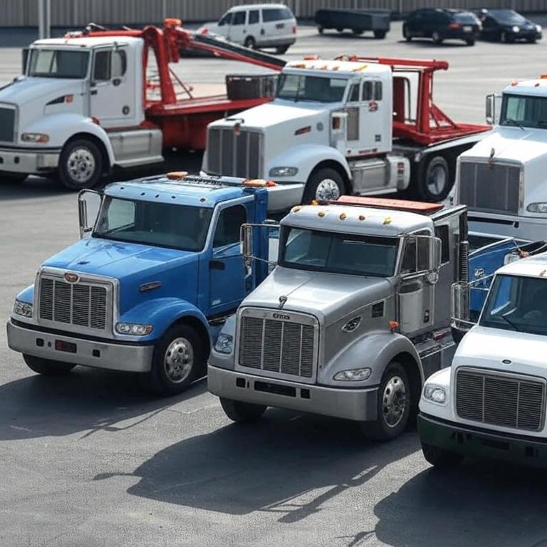 [2025 Guide] Compare 6 Tow Truck Types: Wheel Lifts, Flatbeds & More in One Must-Read!