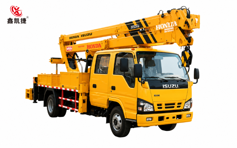 18M Articulated Boom Lift | High-Reach Aerial Work Platform with Crane